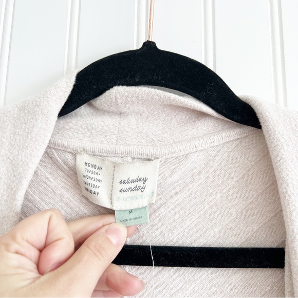 Saturday Sunday Medium Asymmetrical Cardigan Sweater - Picture 2 of 4